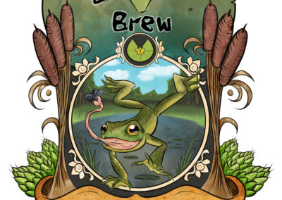 Beer themed around frogs and bogs